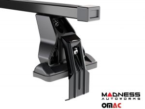 Alfa Romeo Tonale Roof Rack Cross Bars - for models w/o factory roof rails - Black 